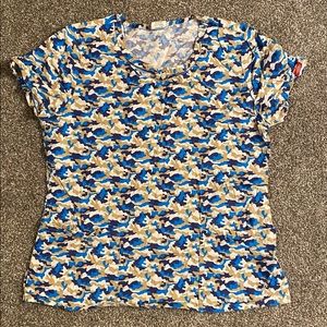 Dickies Camo Scrub Top